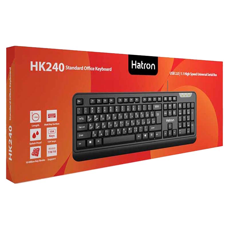کیبورد سیمی هترون Hatron HK240