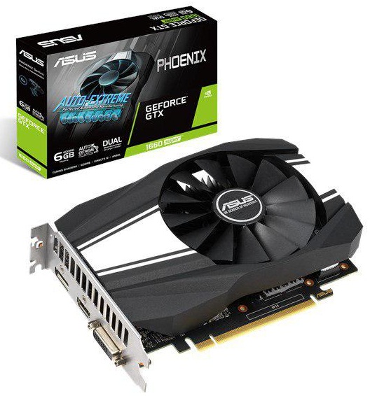 کارت گرافیک ایسوس مدل PH-GTX1660S-6G با حافظه 6 گیگابایت