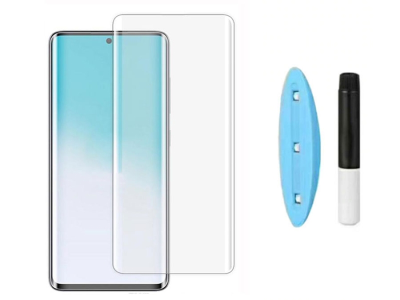 محافظ صفحه نمایش شیشه ای یو وی سامسونگ UV Nano Glass Samsung Galaxy S20 Plus