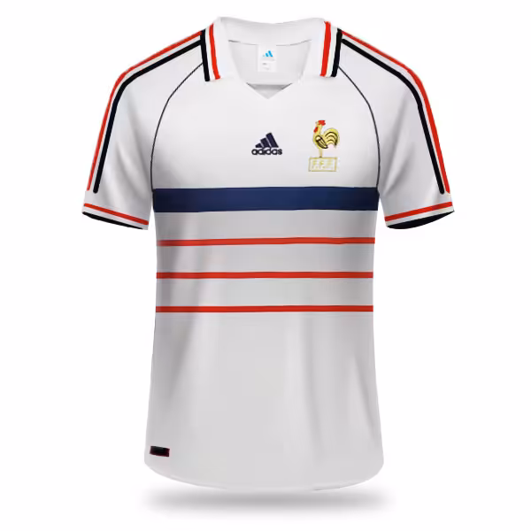 لباس دوم فرانسه جام جهانی 1998