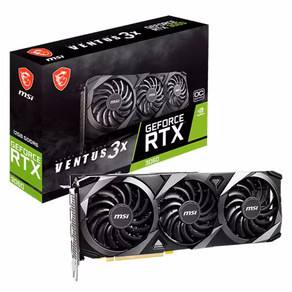 کارت گرافیک ام اس آی RTX 3060 VENTUS 3X 12G OC - پردیس پازار