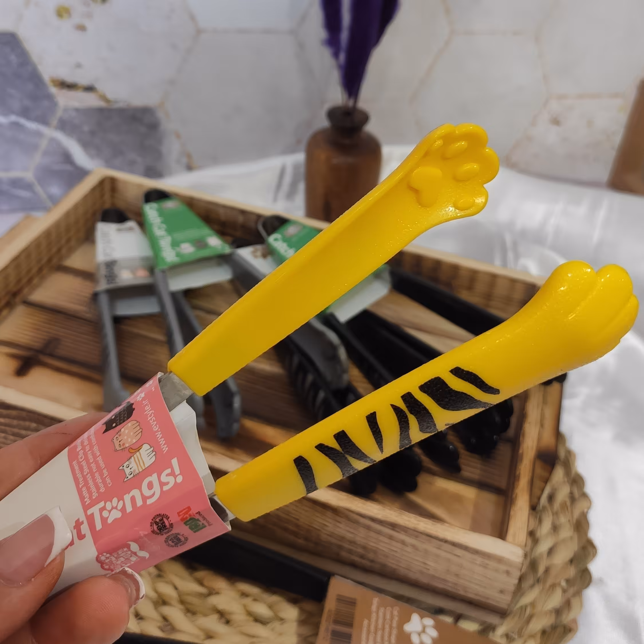 انبر سالاد مدل پنجه گربه فانتزی 