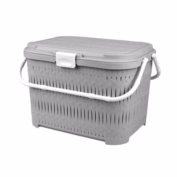 سبد پیک نیک دربدار لیمون کوتاه بامبو