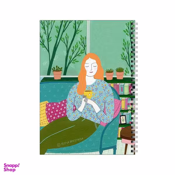 دفتر مشق 80 برگ بامبیلیپ طرح دختر در خانه کد 8010608