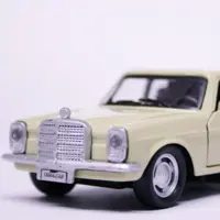 ماکت ماشین فلزی مرسدس بنز  220 (mercedes benz 220)موجود به رنگ کرمی