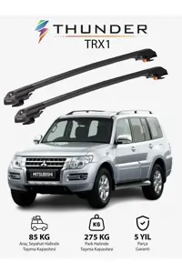 نوار محافظ خودرو خاکستری MITSUBISHI PAJERO 2007 LATER TRX1 CARRIER LOCKED SEARFALL حامل CAPIN GREY Thunder