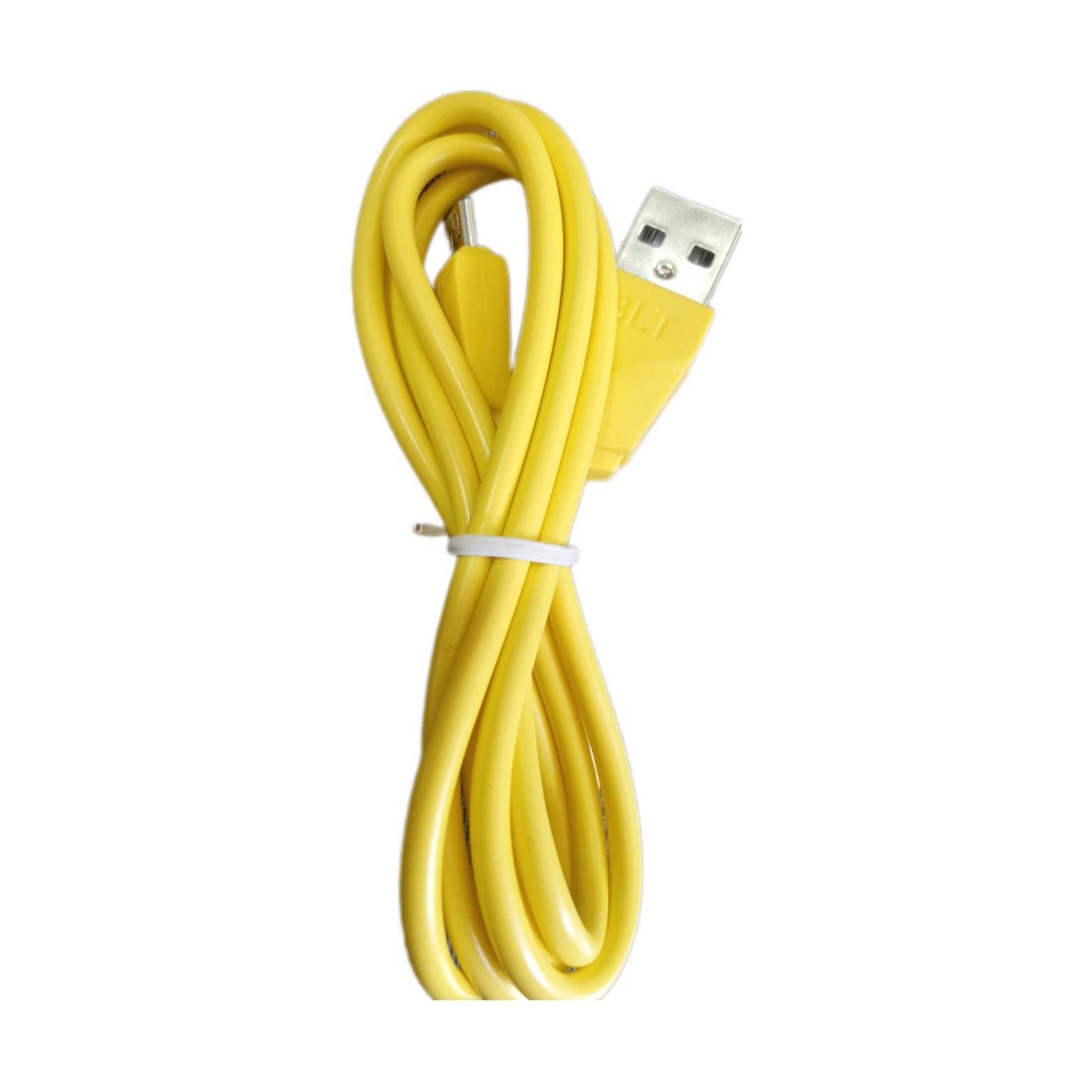 کابل شارژ USB تبدیل به microB .طول یک متر و رنگ زرد