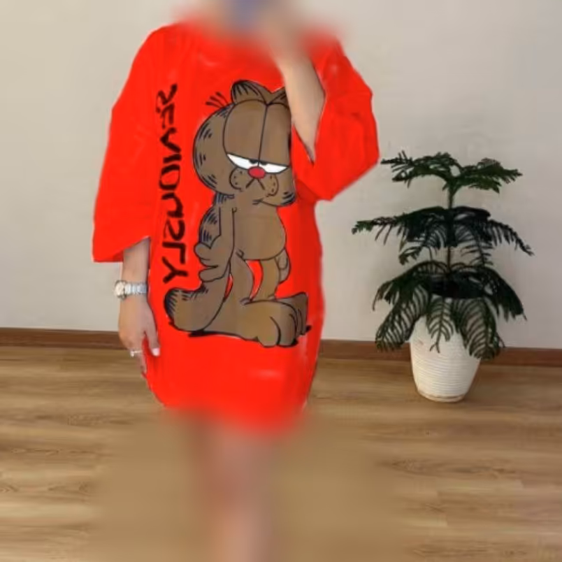 تیشرت لانگ گارفیلد