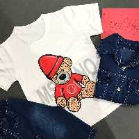 ست سه تیکه جین اسپرت سایز 40 و 45 و 50