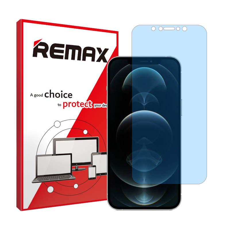 گلس اپل iPhone 12 Pro Max مدل هیدروژلی آنتی بلو برند ریمکس کد S