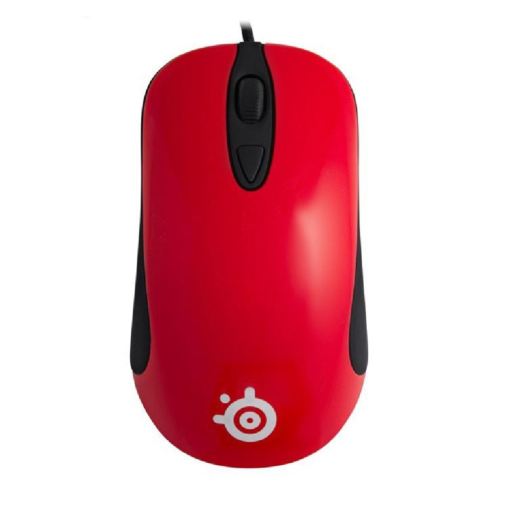 قیمت و خرید ماوس گیمینگ باسیم استیل سریز مدل Kinzu v2 Red | یاس ارتباط