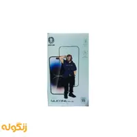 گلس ایفون 15Pro Max گرین لاین شفاف و دور سیلیکونی Green Lion - زنگوله