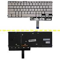 کیبرد لپ تاپ ایسوس ZenBook 3 Delux UX490 نقره ای-اینترکوچک-بابک لایت-بدون فریم