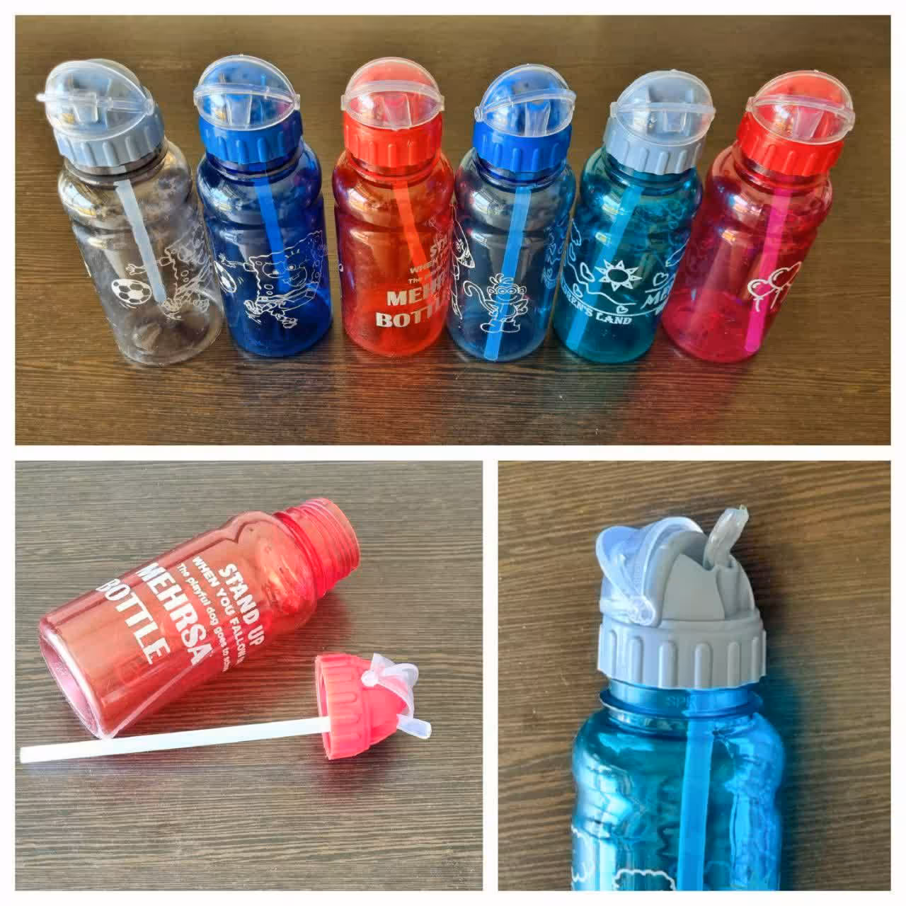 قمقمه نی دار  شفاف    قیمت مناسب و با کیفیت