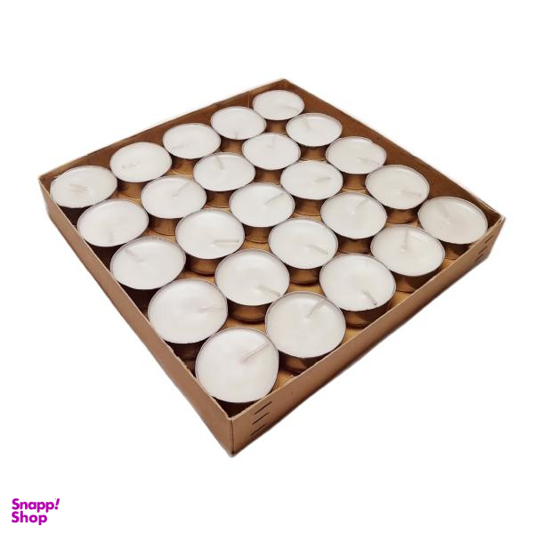 شمع وارمر مدل Tealight 1 color مجموعه 50 عددی
