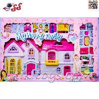 اسباب بازی قصر و خانه دوطبقه موزیکال بزرگ FAMILY SWEET HOUSE 16475
