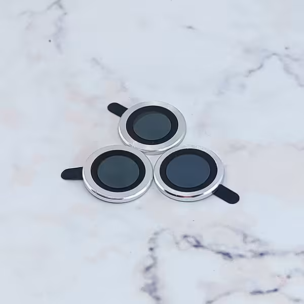 محافظ لنز دوربین مدل رینگی فلزی مناسب برای گوشی موبایل Iphone 12 Pro Max - نقره ای