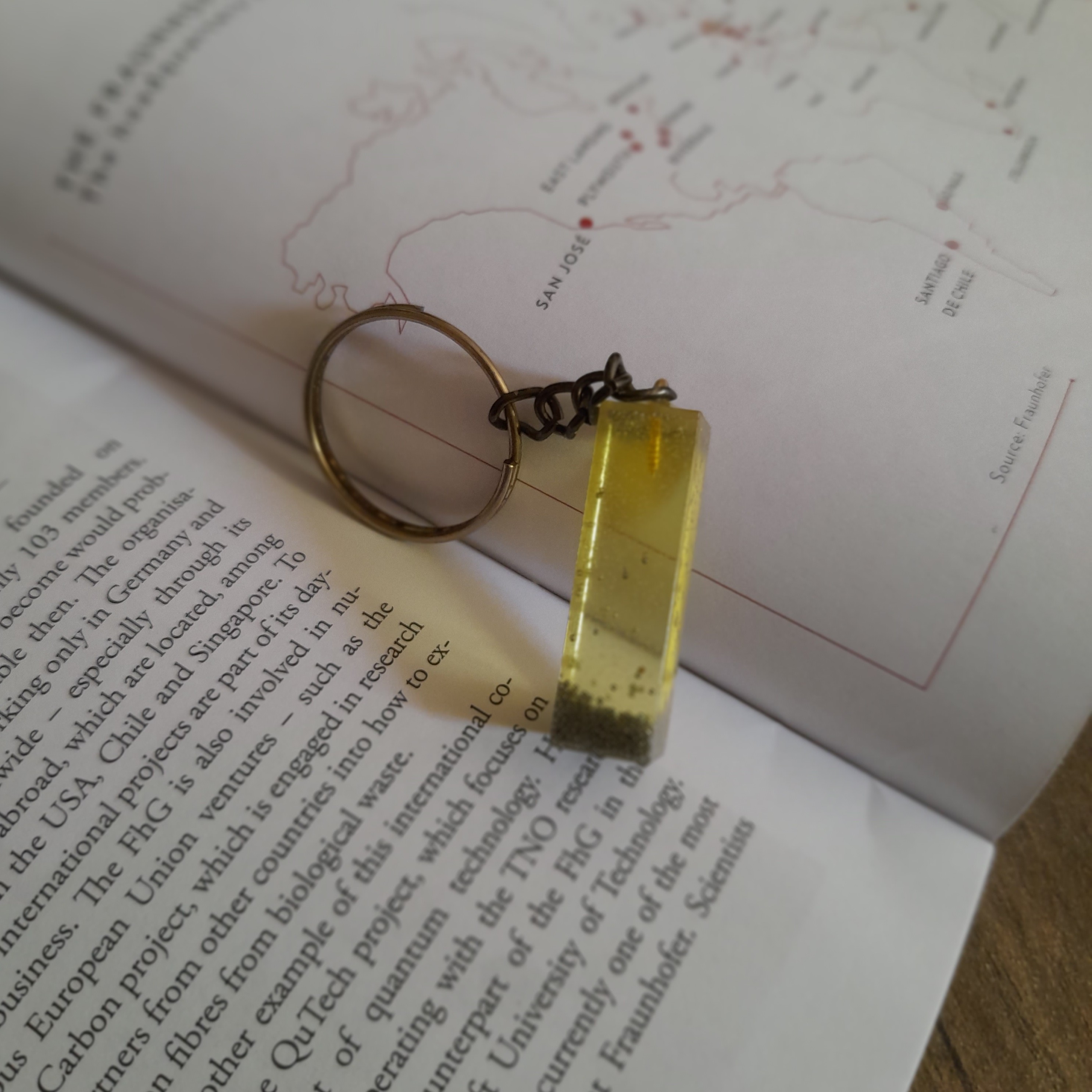 جاکلیدی رزینی جاکلیدی شب تاب  آویز ماشین جاسوئیچی 