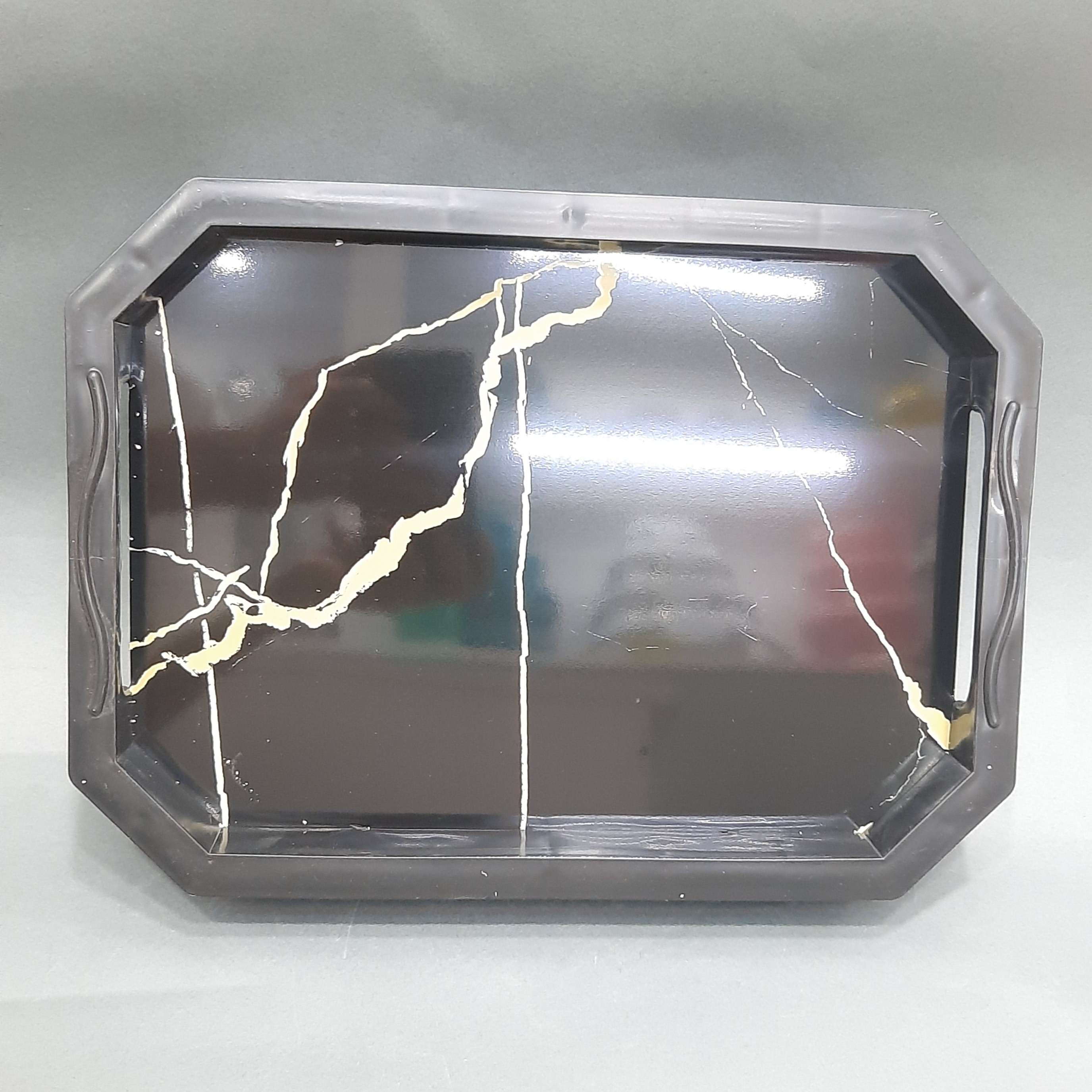 سینی اشپزخانه طرح سنگ سینی فایبرگلس دسته دار سینی طرح سنگ مستطیل سینی سنگی آشپزخانه