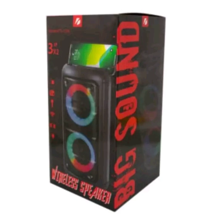 اسپیک بی سیم مدل بلوتوثی قابل حمل KTS(رقص نور،فلش خور،اتصال بیسیم و باشیم)باکیفیت و بادوام