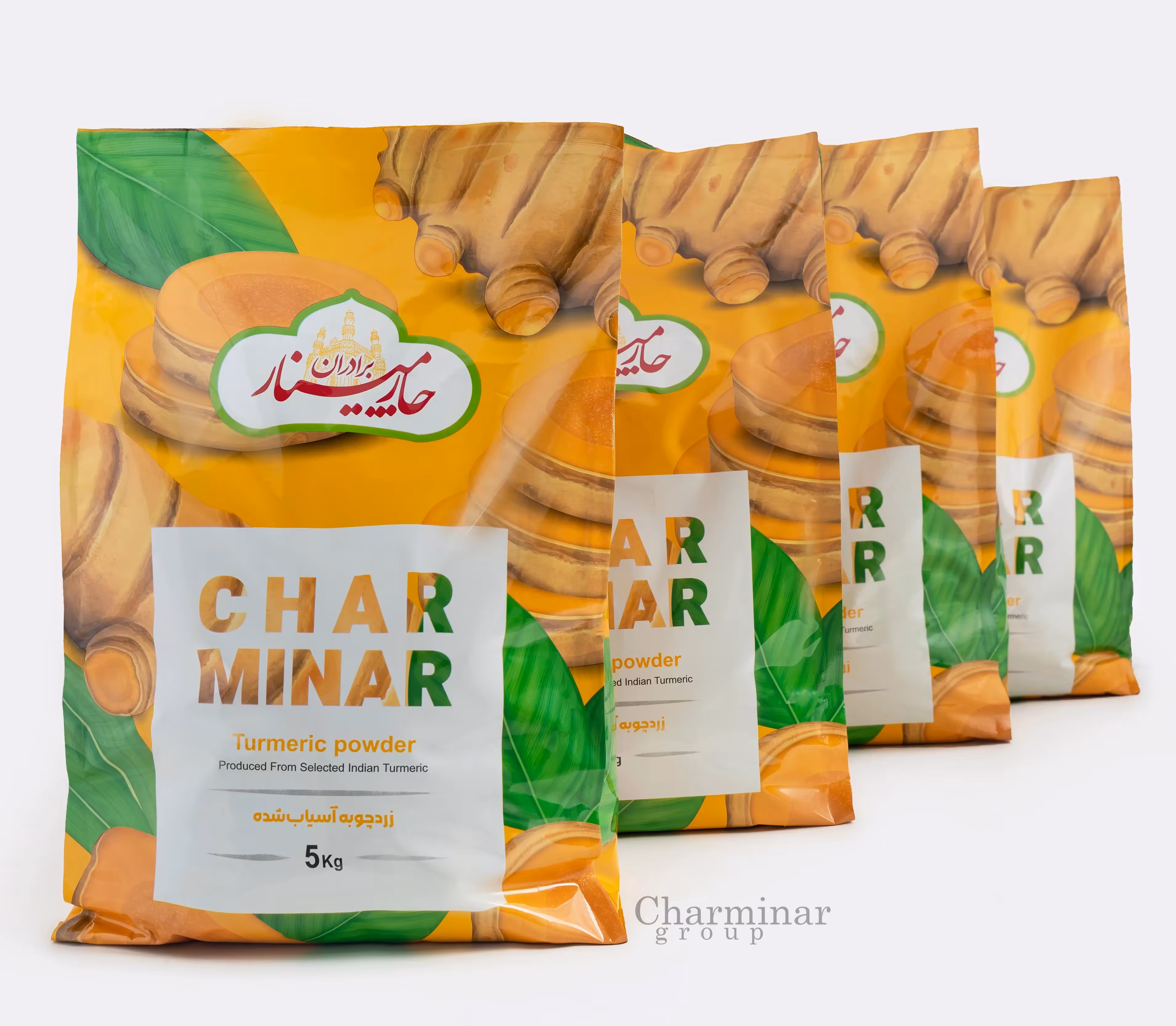 پودر زردچوبه عمده اصل هندوستان 25 کیلویی تازه  - محصولات چارمینار