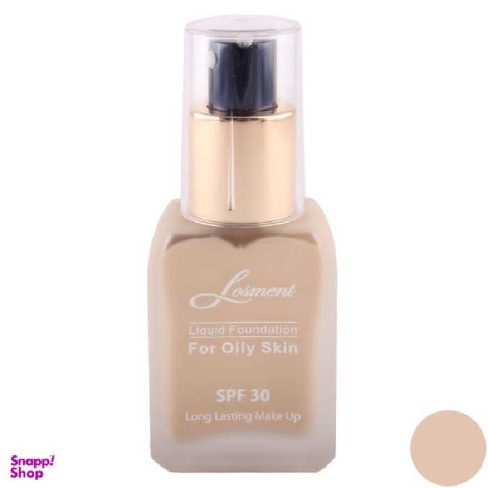 کرم پودر فاقد چربی لوسمنت (Losment) با SPF30 شماره L214 حجم 30 میلی لیتر