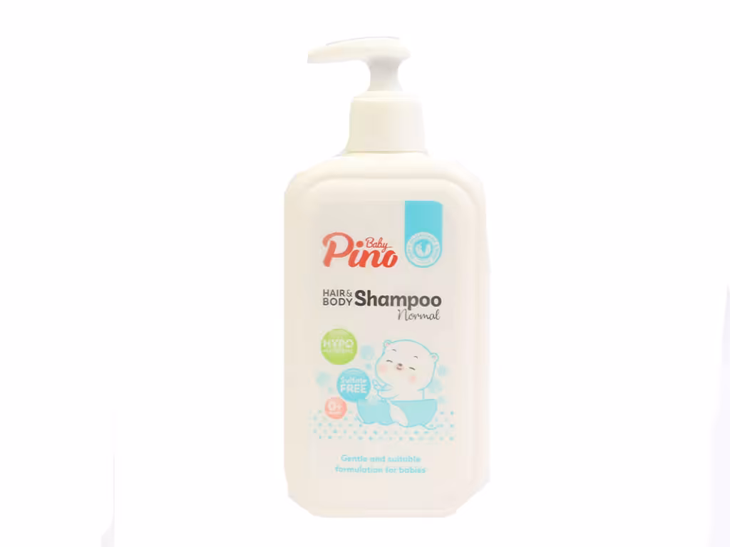 شامپو سر و بدن نوزاد و کودک 350 گرم نرمال پینو بیبی pino baby