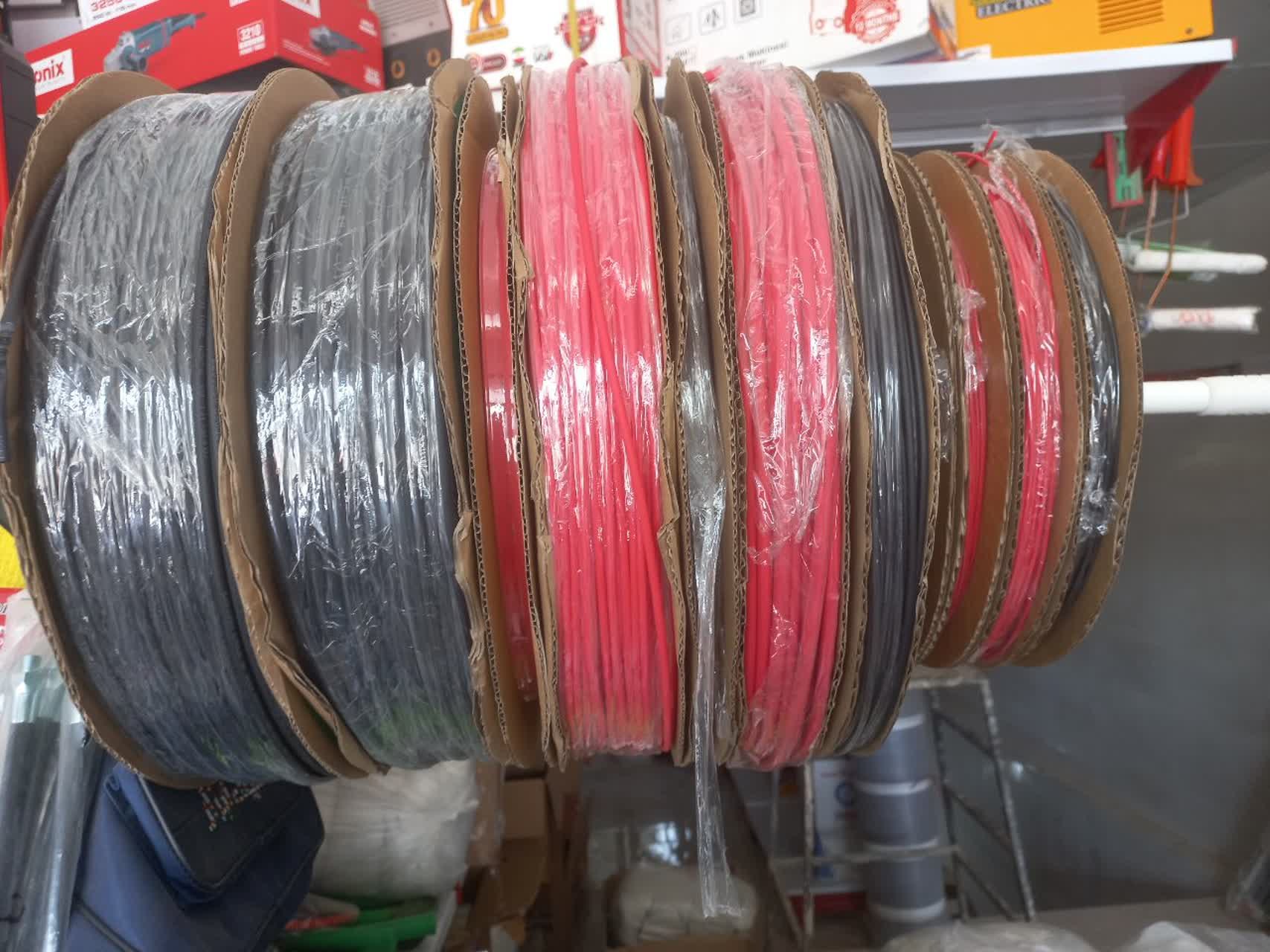 وارنیش حرارتی سایز 1 رنگ قرمز (قیمت 10 متر)