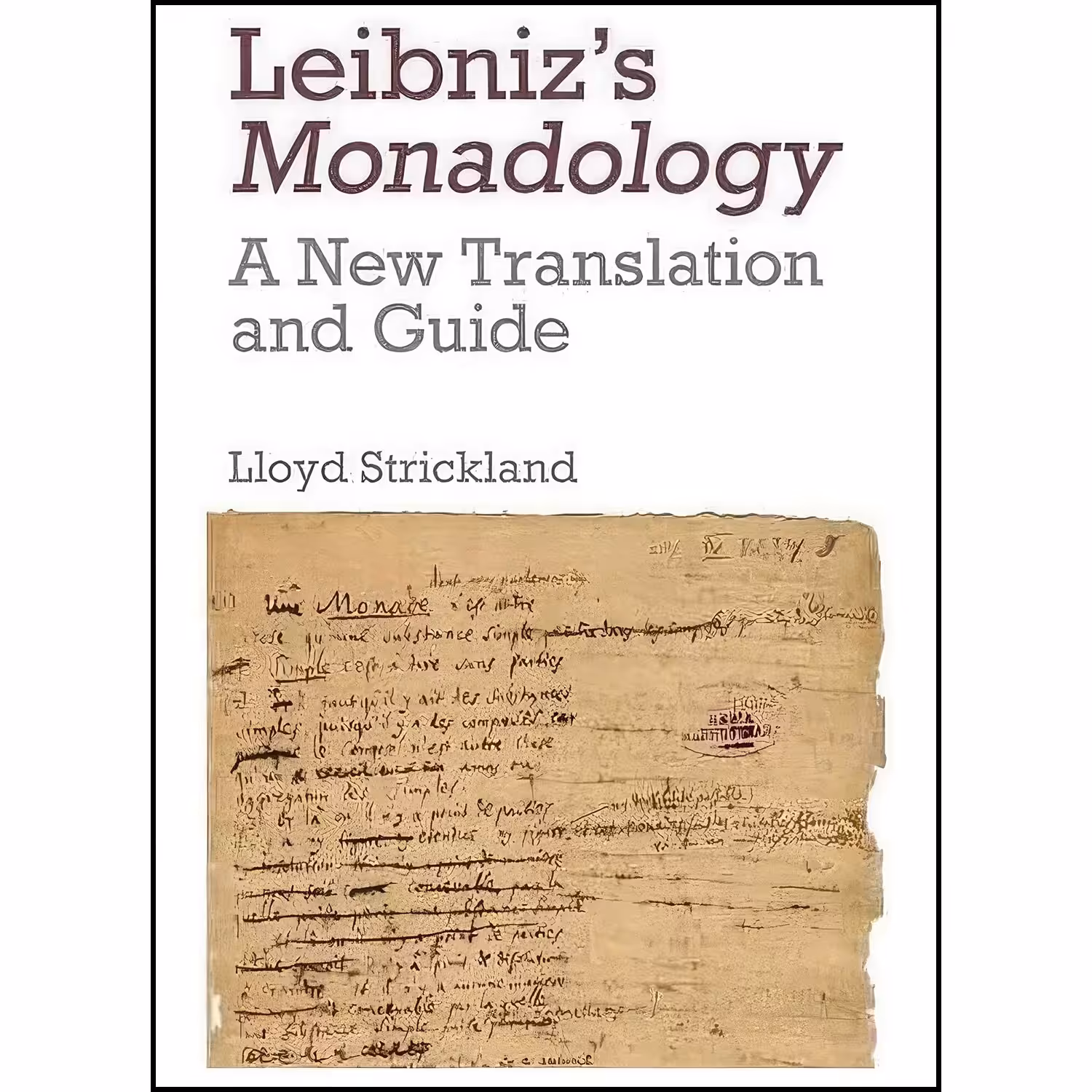 کتاب زبان اصلی Leibnizs Monadology انتشارات Edinburgh University Press
