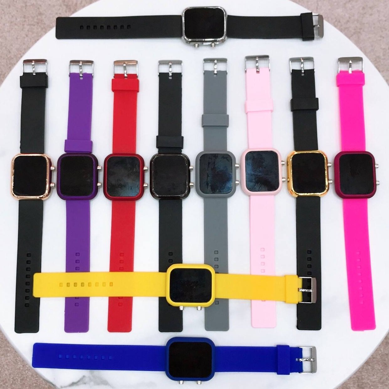 ساعت مچی طرح اپل واچ دسته سیلیکونی 