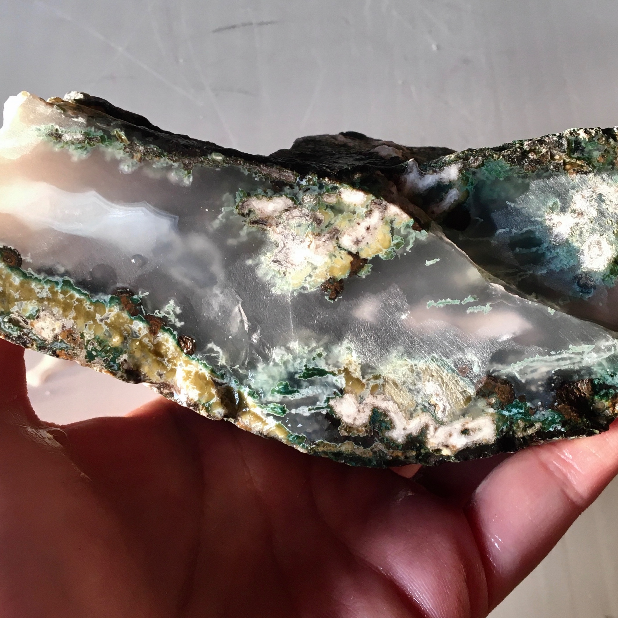 سنگ عقیق شجر اصل 2عددی