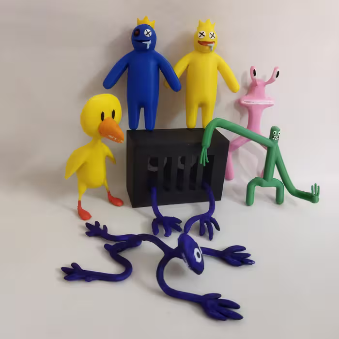 فیگور 7 عددی شخصیت های بازی رینبو فرندز rainbow friends پک شماره دو