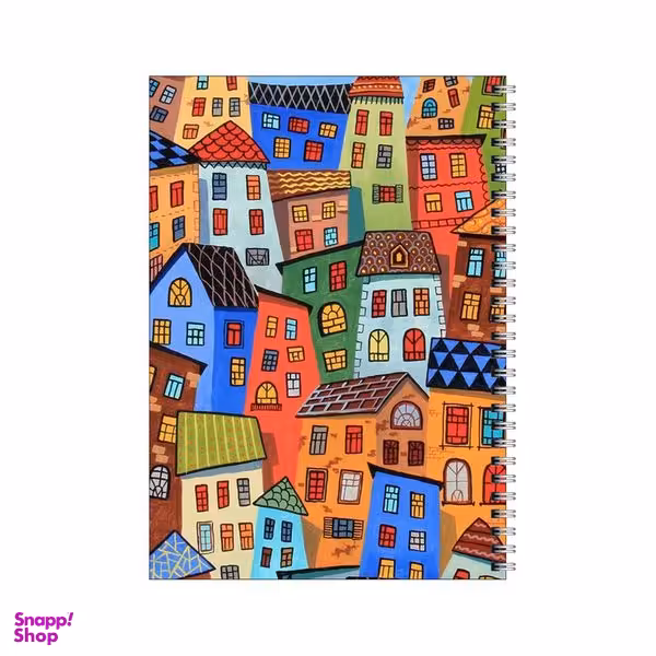 دفتر مشق 80 برگ بامبیلیپ طرح خونه رنگی کد 0642041