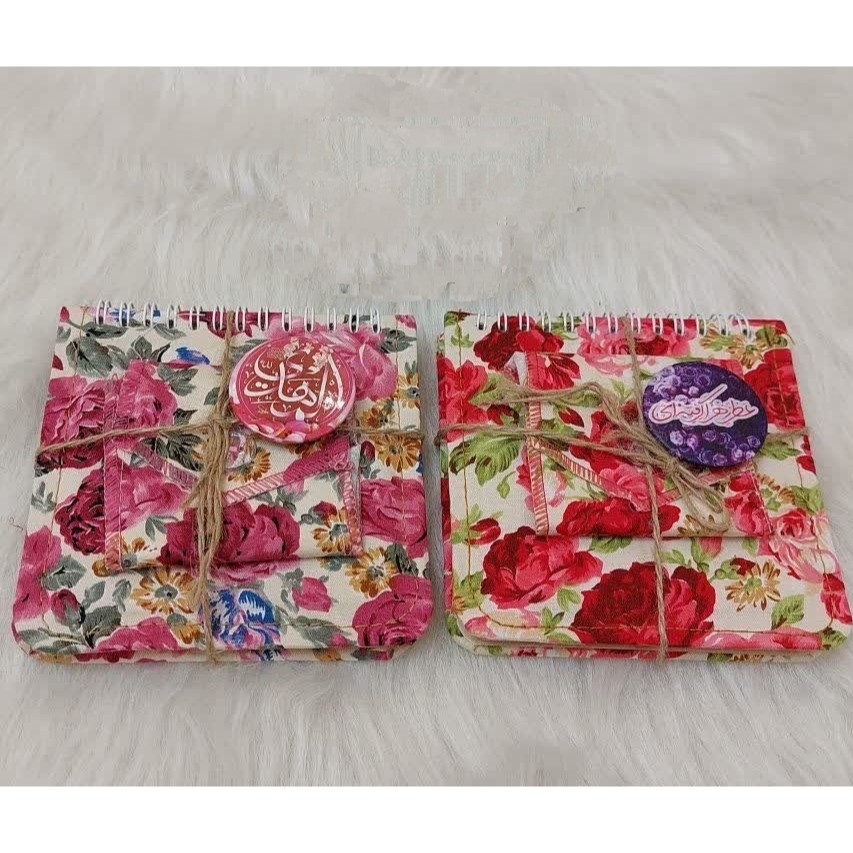 دفتر گل گلی همراه با جانماز 