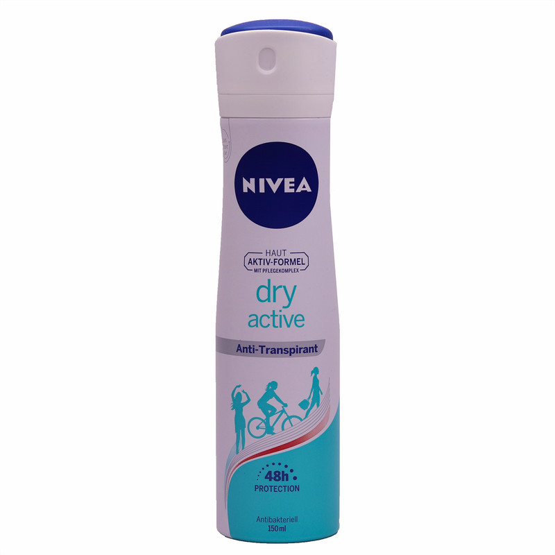 اسپری بدن زنانه نیوآ مدل dry active حجم 150 میلی لیتر