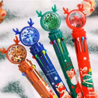 خودکار ده رنگ کریسمس