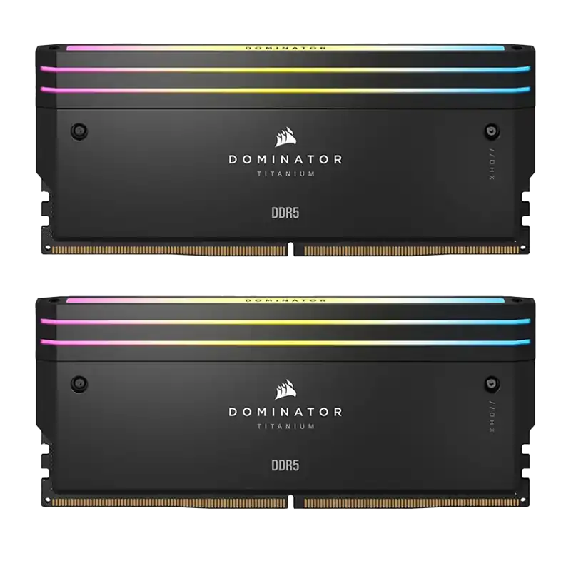 رم کورسیر Dominator Titanium RGB DDR5 32GB (2x16GB) 6000MHz CL30 | آی تی هوم