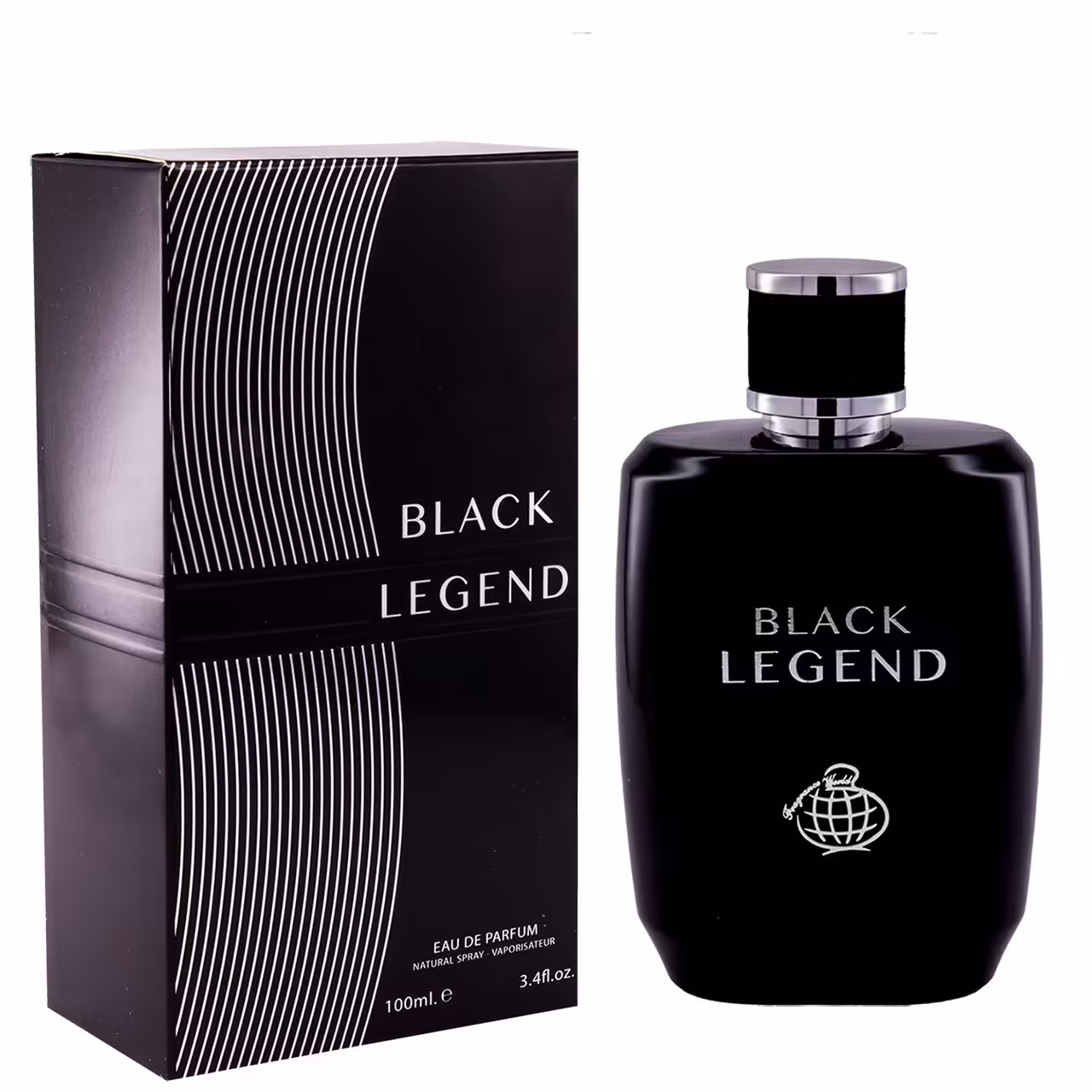 ادو پرفیوم مردانه فراگرنس ورد مدل BLACK LEGEND حجم 100 میلی لیتر
