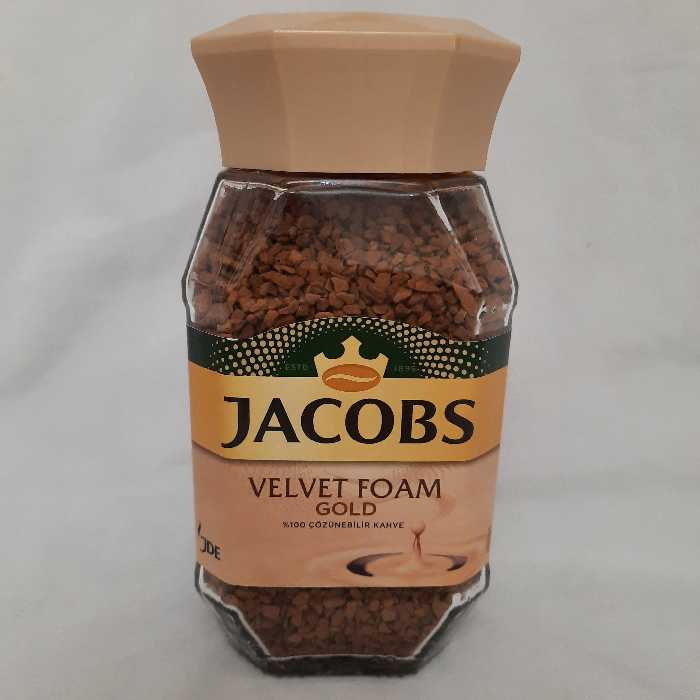 قهوه فوری جاکوبز  مدل ولوت فوم گلد 100 گرم میباشد
