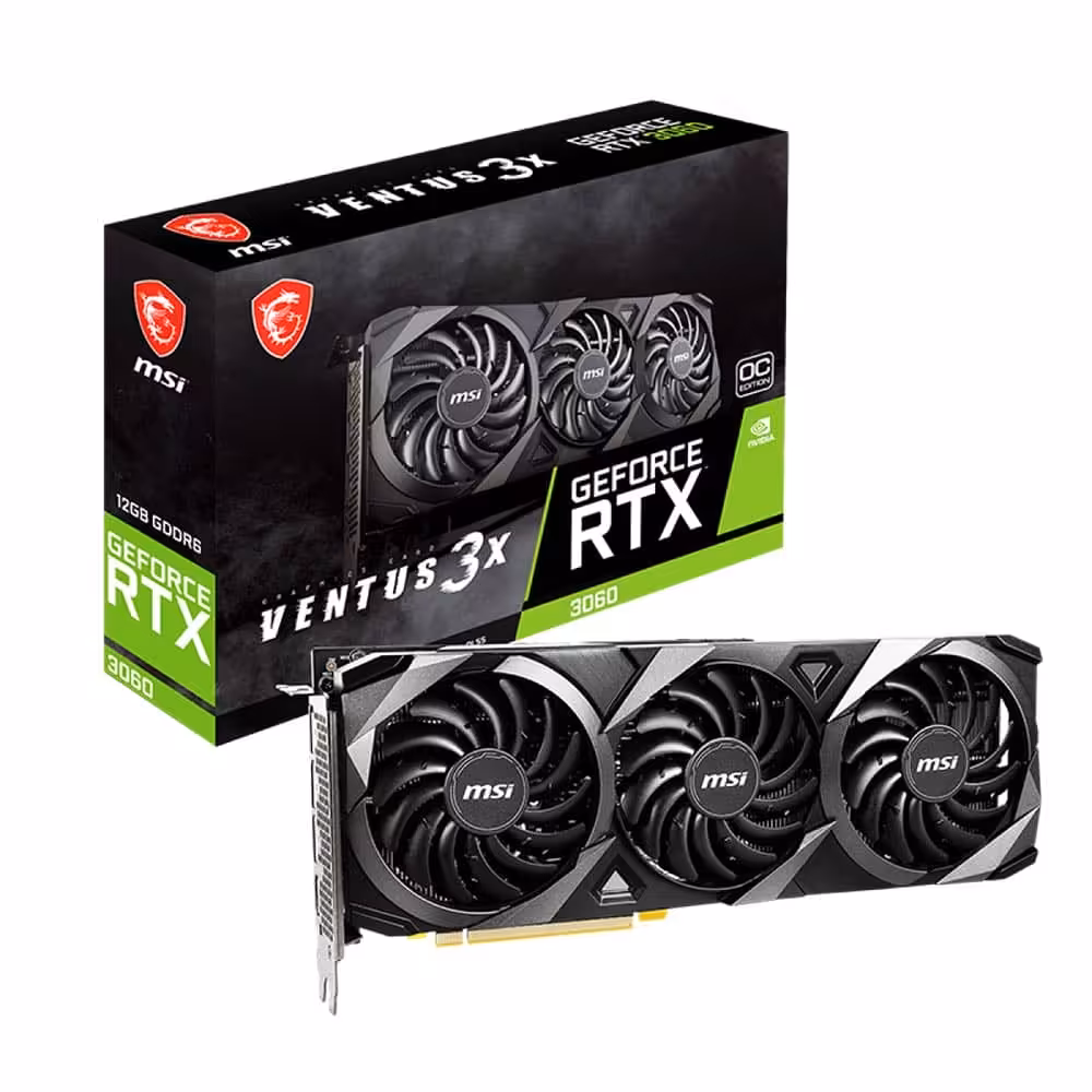 کارت گرافیک ام اس آی MSI RTX 3060 VENTUS 3X 12GB OC