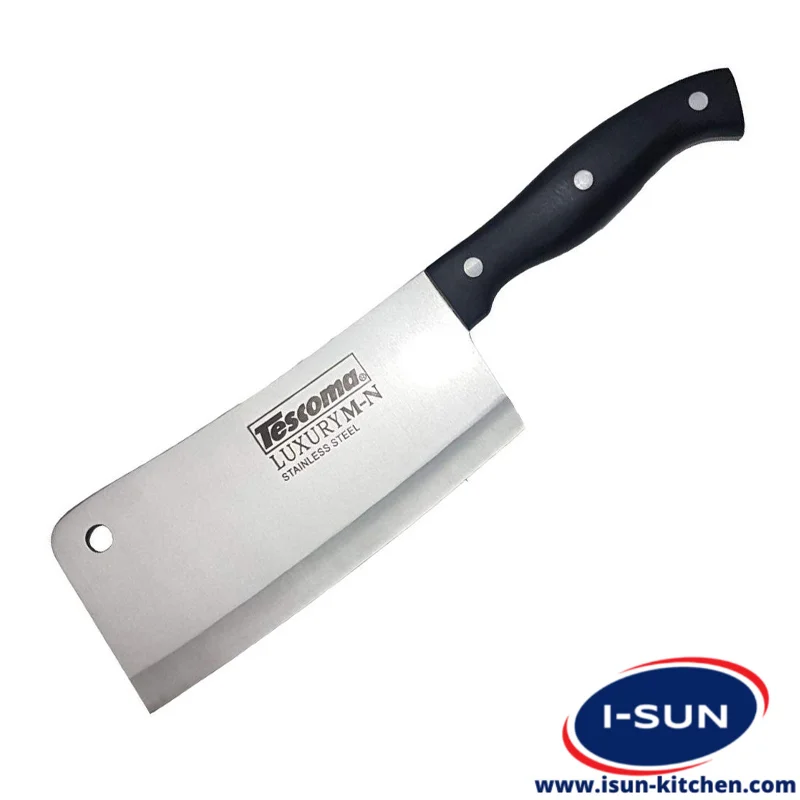 🔪 خرید و قیمت ساطور استیل دسته پلاستیکی - فروشگاه آیسان