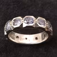 حلقه سفایر نچرال(یاقوت کبود طبیعی)