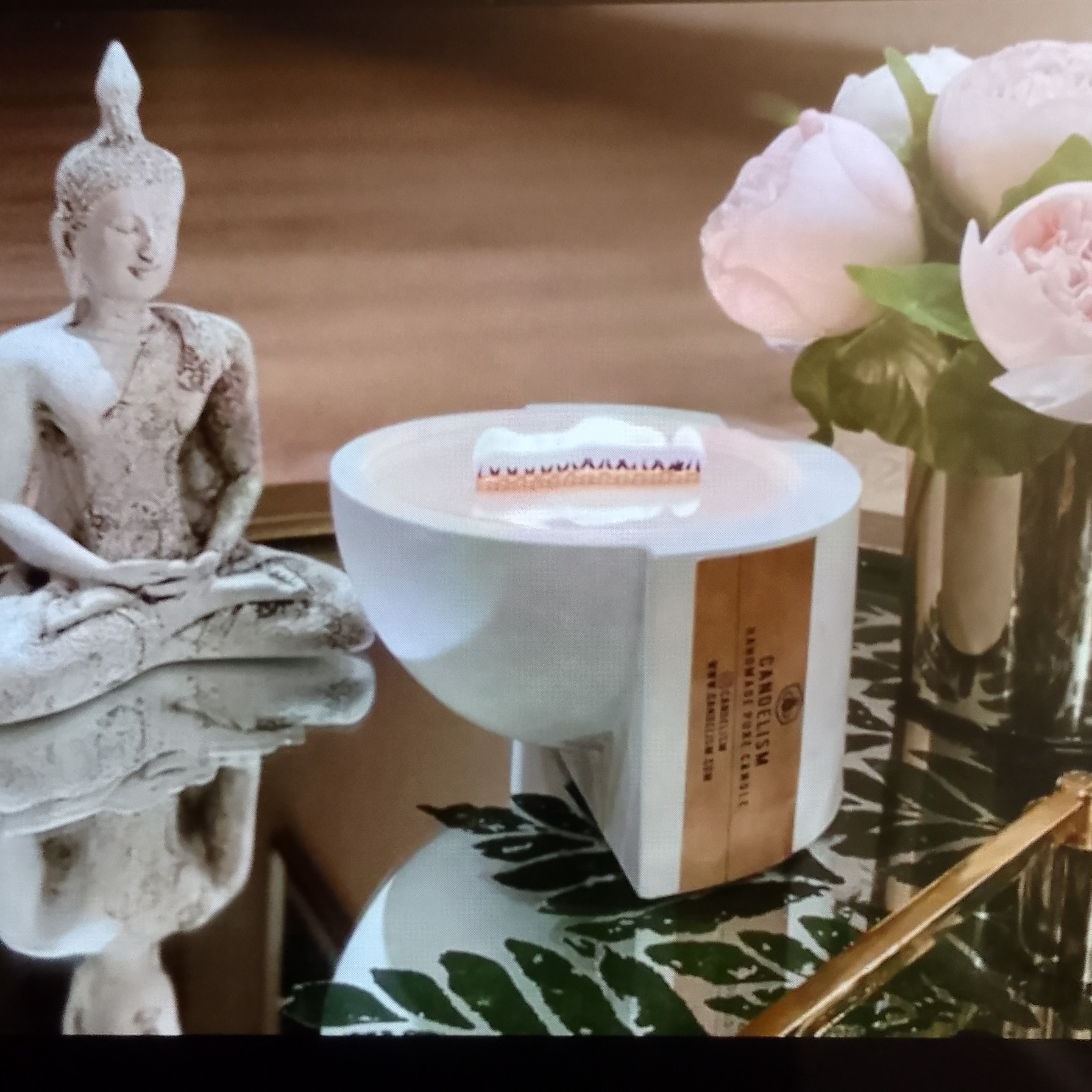 شمع شومینه ای تزیینی تزئینی خوشبوکننده با رایحه سفید قد 7 قطر 11