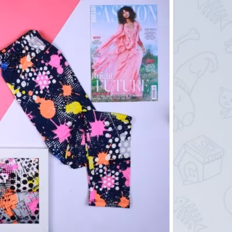 شلوار دخترانه تمام چاپ 