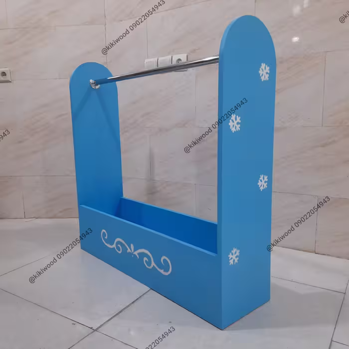 رگال لباس کودک طرح برف رنگ آبی مناسب کودکان زیر 10 سال 