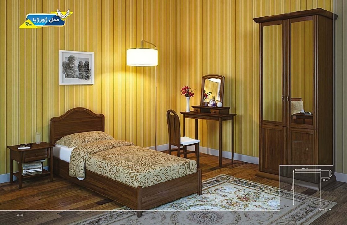 سرویس خوابی چوبی خوشخواب مدل ژورژیا