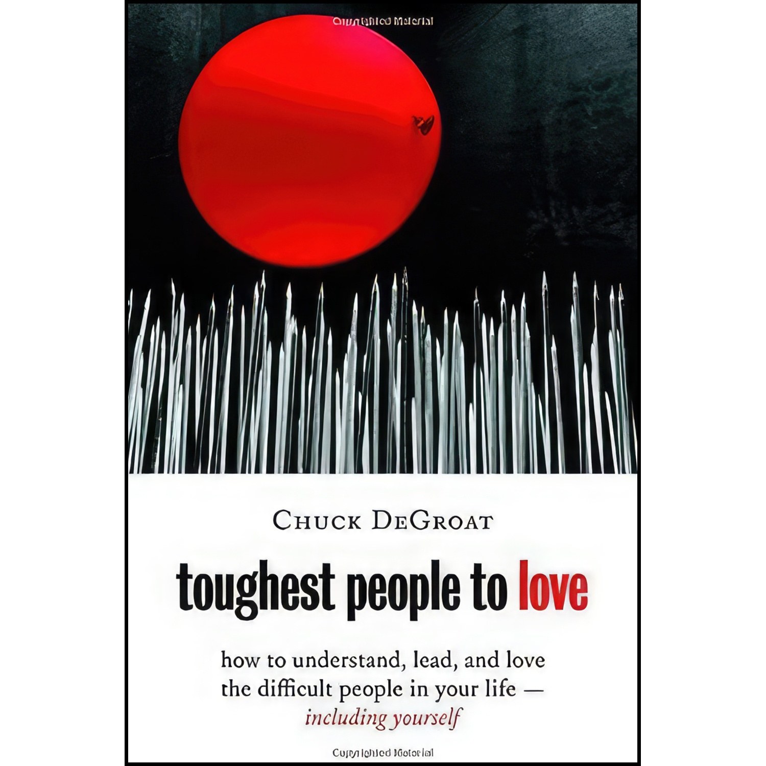 کتاب زبان اصلی Toughest People to Love اثر Chuck DeGroat