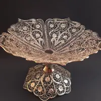 ظروف ملیله شیرینی خوری پایه دار خرید مستقیم وبدون واسطه از تولید کننده 