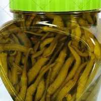 ترشی فلفل سبز شیرین و تند یک کیلویی ( 1000 گرمی )