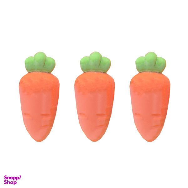 پاک کن طرح هویج بسته 3 عددی